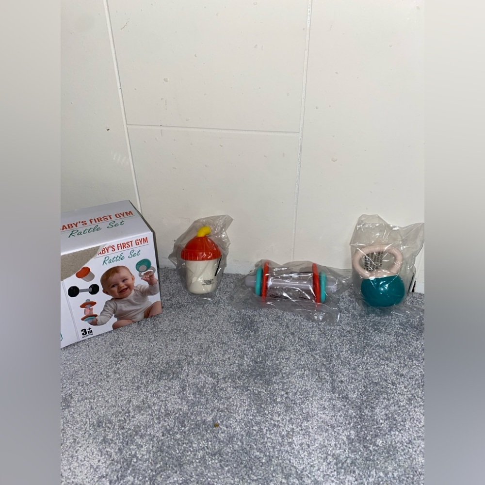 Baby's First Gym Rattle Set - Multicolor